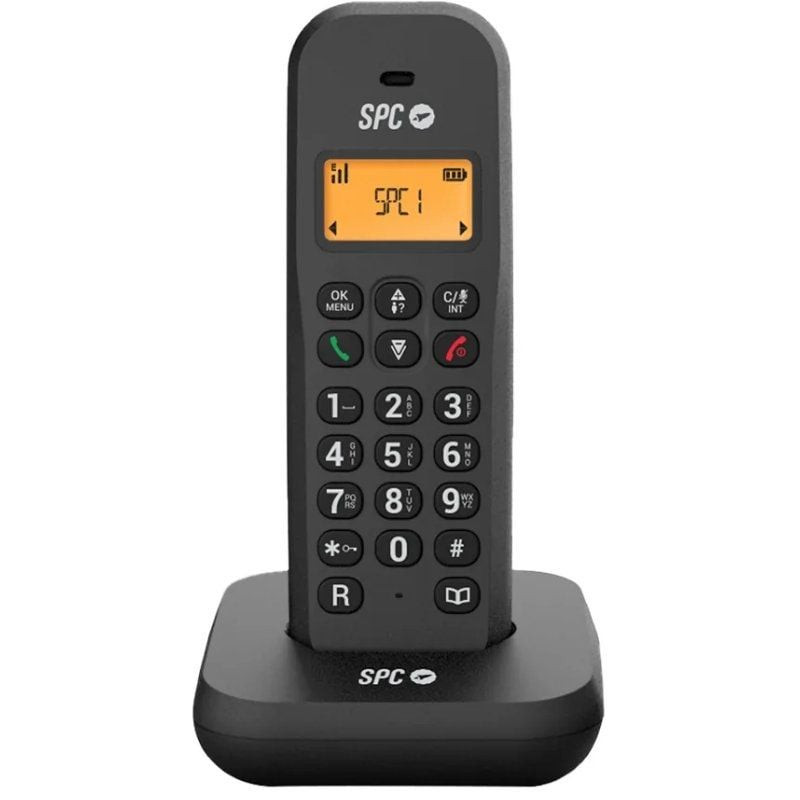 Teléfono inalámbrico Dect Spc 7334N KEOPS ECO, negro
